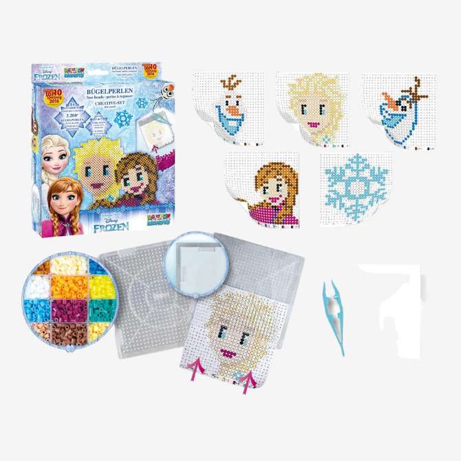 Perles à repasser la reine des neiges